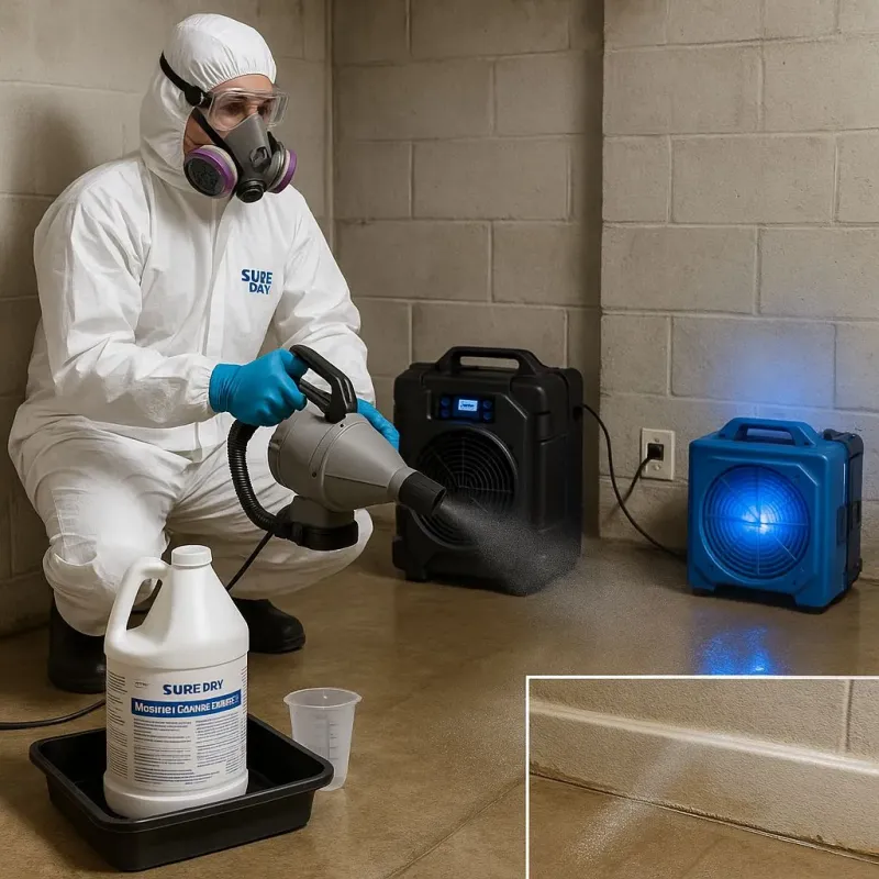 Sanitization and Odor Removal process in Saint Marys, WV